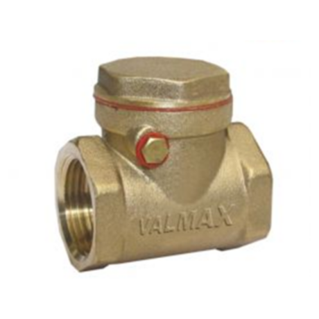 VALVULA CHECK HORIZONTAL DE BRONCE